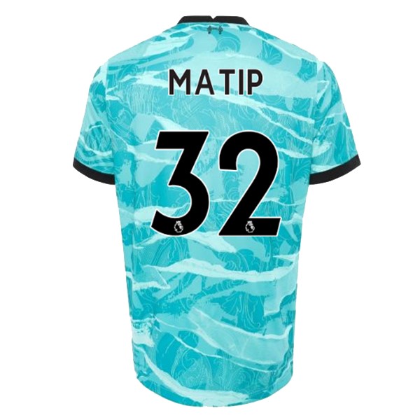 Camiseta Liverpool NO.32 Matip Segunda 2020-2021 Azul